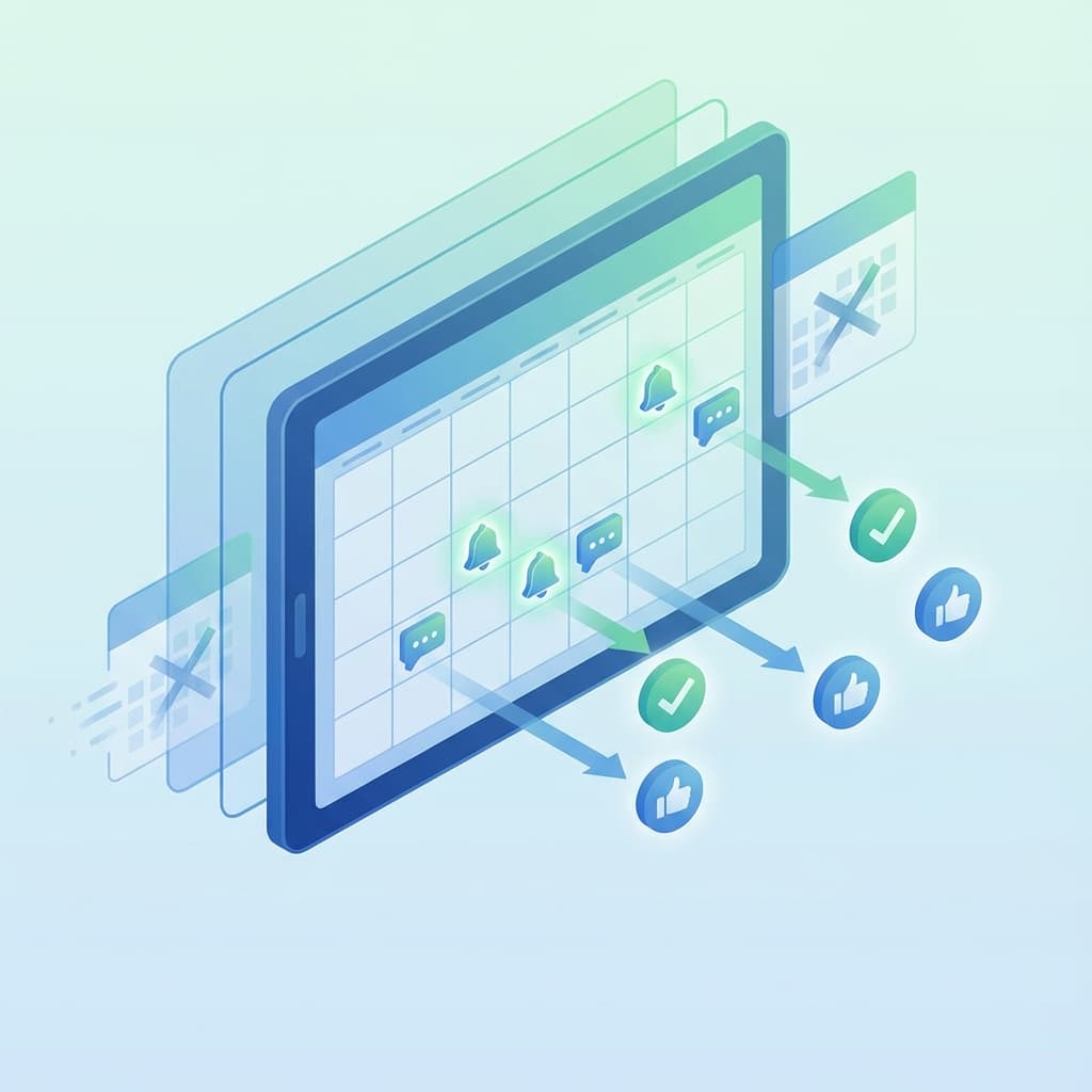 How to Reduce No-Shows by 60% with Automated Reminders - Professional illustration for Infinity Pro AI blog